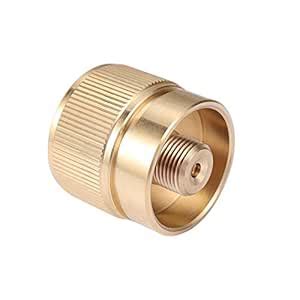 Kbrotech Camping Stove Adapter 1LB Propane Small Tank Input and a ...