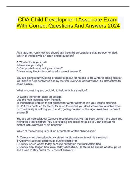 Image result for CDA Sample Exam Questions