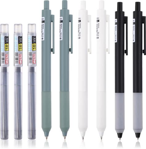 Amazon.com : TIESOME 6PCS Mechanical Pencil with 60 PCS HB Pencil Leads ...