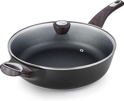 Anadea Nonstick Deep Frying Pan, 12 Inch Large Skillet Pan, Induction ...