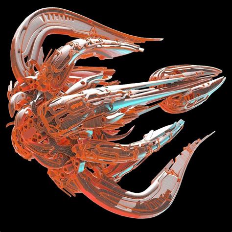 Alien Spaceship 3D model | CGTrader