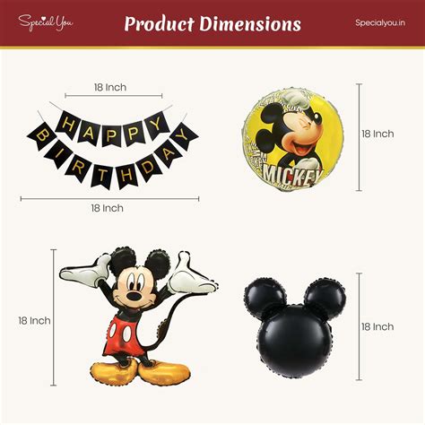 Mickey mouse theme birthday decor