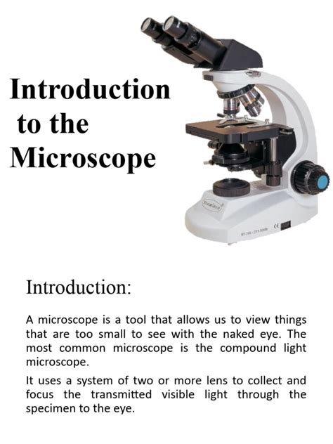 Image result for Introduction to Microscope Lab