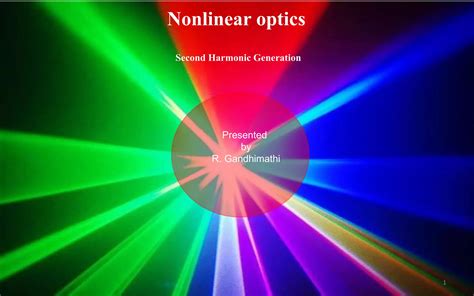 Nonlinear optics | PDF