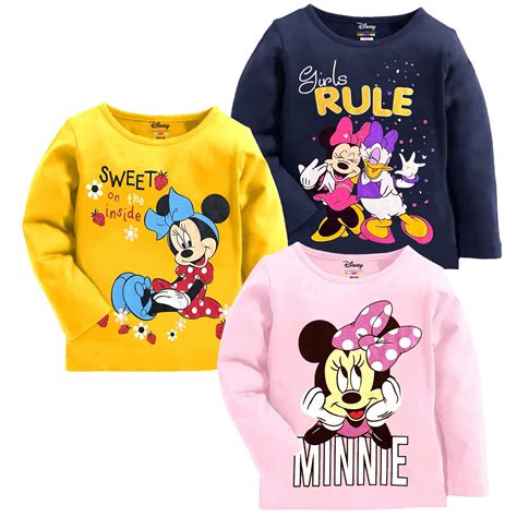 Kuchipoo Girls Regular Fit Cotton T-Shirts (© Disney-TSHRT-364, 2-3 ...