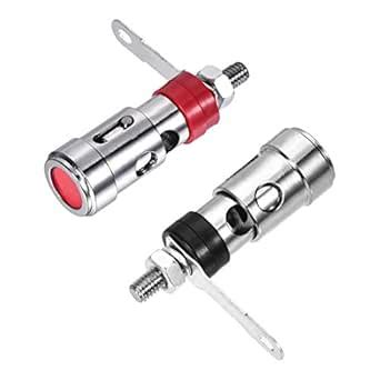 uxcell 2PCS Amplifier Terminal Connector Binding Post Push Quick Type ...