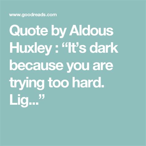 quotes on trying too hard