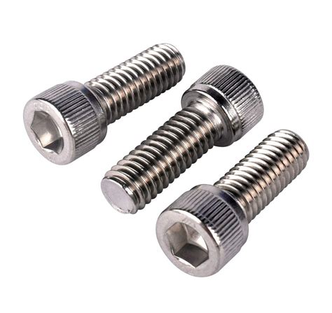 KOSJETHAS #8-32 x 3/4" Allen Hex Socket Head Screw Bolt, 304 Stainless ...