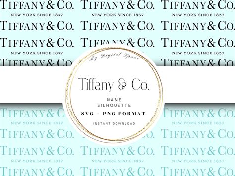 Buy SVG & PNG Tiffany and Co Image / Svg for Cricut for Silhouette DIY ...