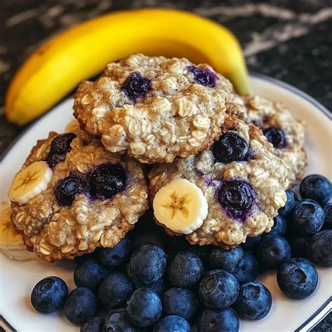 Healthy Banana Blueberry Breakfast Cookies Recipe - Recipes by Clare