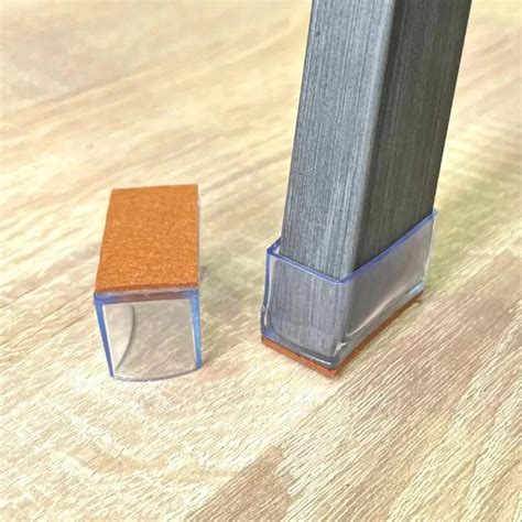Rectangular Felt Silicone Chair Leg Protectors | Chair Caps Australia