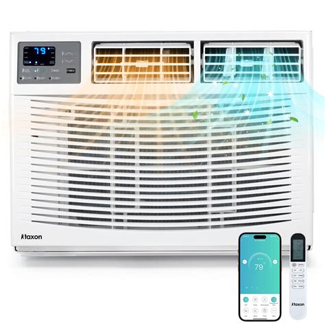 Ktaxon 18000 BTU Window Air Conditioner and Heater Combo, Smart Control ...