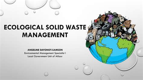 Image result for Ecological Solid Waste Management Logo