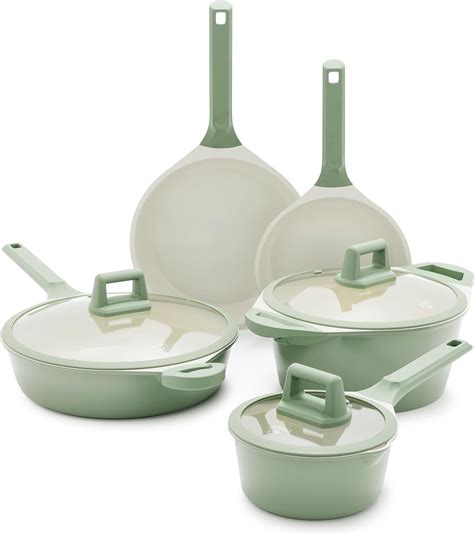 Amazon.com: GreenLife 8 Piece Ceramic Nonstick Cookware Set, Induction ...