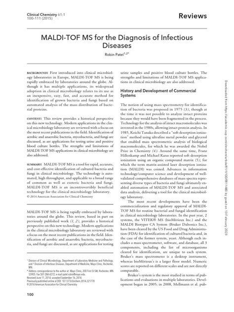 Image result for MALDI-TOF MS Data Calculation