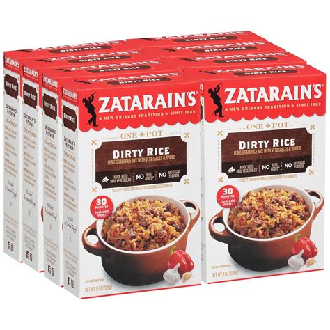Amazon.com : Zatarain's Dirty Rice, 8 oz (Pack of 8) : Grocery ...