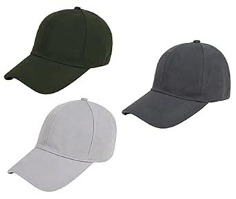 Buy Zacharias Men's Polycotton Flexi Stretch Fit Closed Back Cap fcc-01 ...