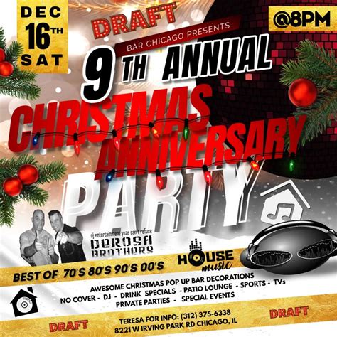 Drafts 9th Annual Christmas Party!, 8221 W Irving Park Rd Chicago, IL ...