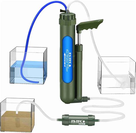 FS-TFC Portable Reverse Osmosis Water Filtration System 0.0001 Micron ...