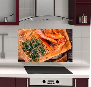 Devil designs 46 cm Salmon Fish Kitchen Sticker'' (46Cm X69Cm)Devil ...