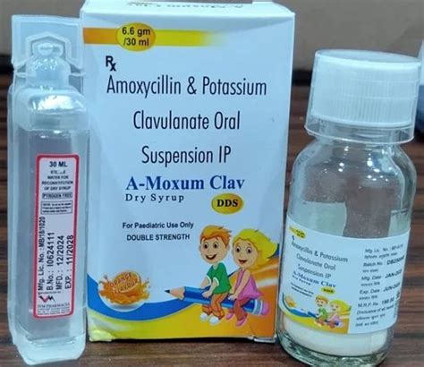 Pharmaceutical Dry Syrup - Amoxicillin Potassium Clavulanate Oral ...
