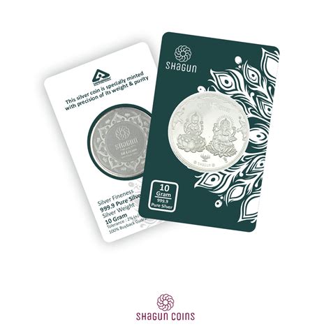 10 Gram Silver Coin - Lakshmi Ganesh Ji – Shagun Coins