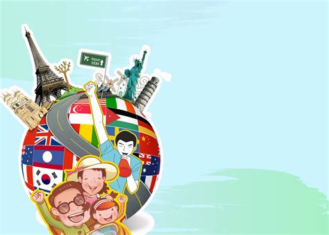 Travel Cartoon Background 的图像结果