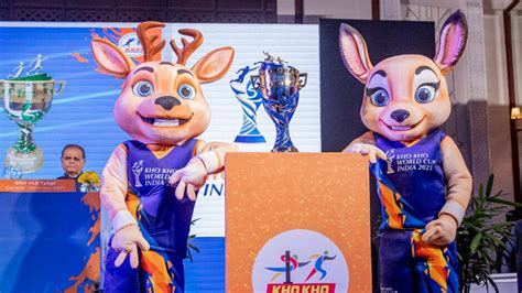 KKFI unveils trophy, mascots for inaugural Kho Kho World Cup