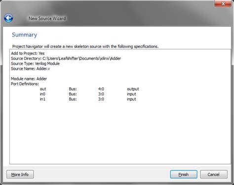 Xilinx ISE Tutorial 的图像结果
