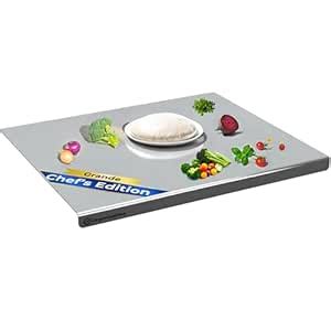 Buy OrganizeMee stainless steel Steel Chopping Board for Kitchen Large ...