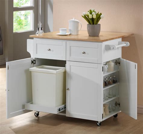 8 Best Kitchen Island Cart With Garbage Bin