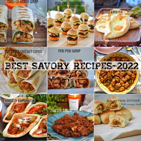 Savory Food Examples