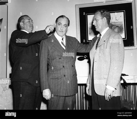 Director DAVID BUTLER JOHN BARRYMORE and KAY KYSER on set candid during ...
