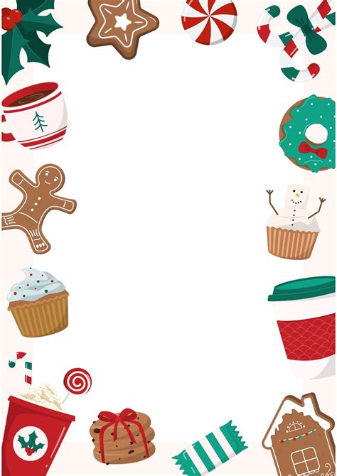Clip Art Free Printable Christmas Border