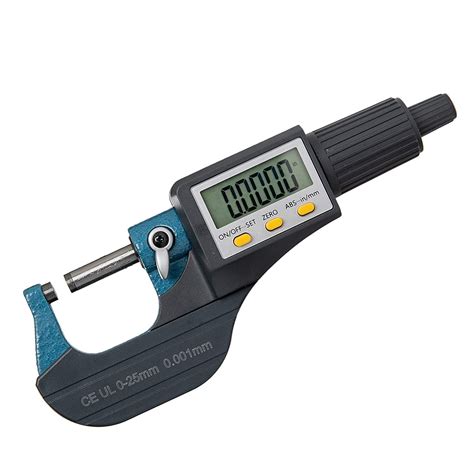 Real Instruments Digital Outside Micrometer Screw Gauge 0-25mm With Lcd ...