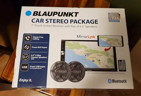 BLAUPUNKT 7" Touchscreen CAR Stereo W Pair 6.5" Speakers MIRRORLINK ...