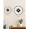 Buy Auromin Fancy Metal Wall Clock for Home Decor – Stylish Living Room ...