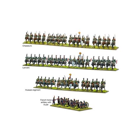 Buy Black Powder Epic Battles: Waterloo - French Light Cavalry Brigade ...