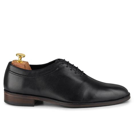Men's Black Leather Oxford Shoe Echelon » Cordwainers - Cordwainers