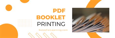 Image result for Printing Booklet PDF