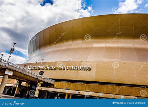 April 2017 New Orleans LA - Mercedes-Benz Superdome Home Stadium ...