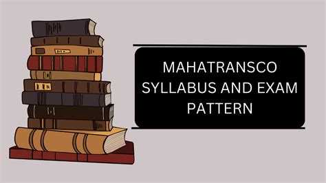 MAHATRANSCO Syllabus 2025, Check Complete Exam Pattern