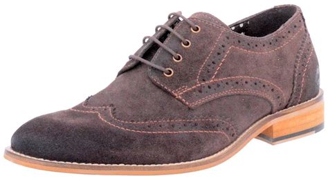 Buy Hx London Men's Brown Leather Low Top Shoes (8 UK) at Amazon.in