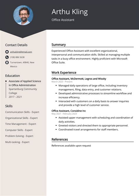 Office Assistant CV: Job Description, Sample & Guide