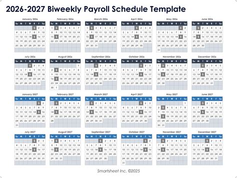 Biweekly Pay Schedule 2025