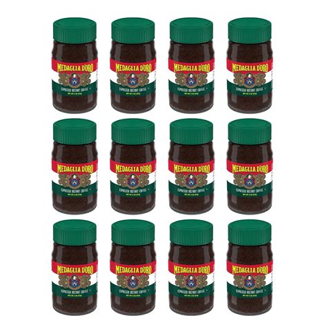 (Pack of 12) Medaglia D'Oro Instant Espresso Coffee, 2 oz Canister ...