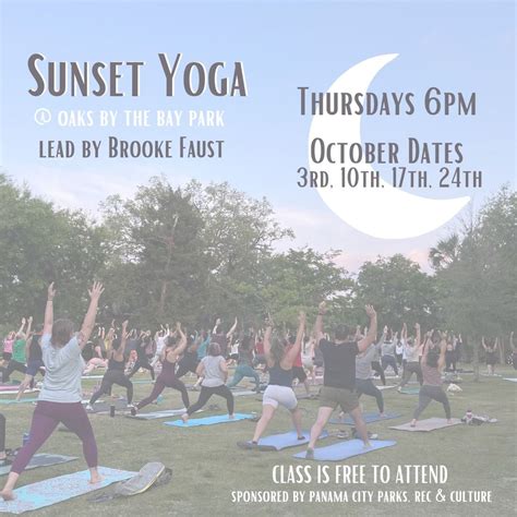 FREE YOGA @ Oaks by the Bay Park at Oaks By The Bay Park, Panama City ...