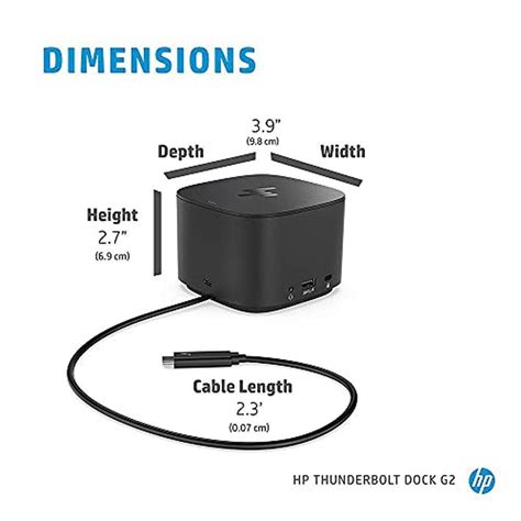 FHD 1080i | HP 1 inch Thunderbolt Dock G2 | Premium High-End Docking S ...