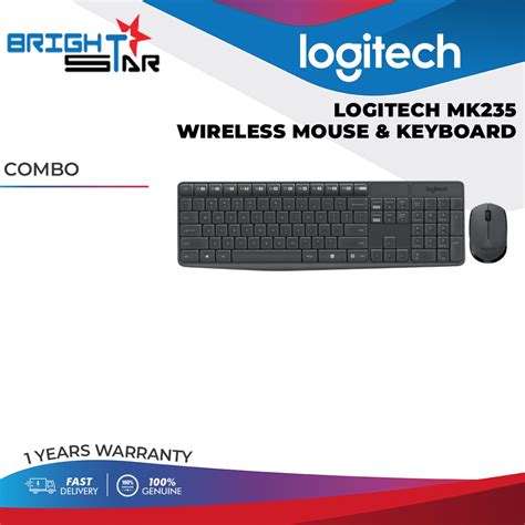 Image result for Logitech Mk235 Wireless Keyboard Mouse Combo