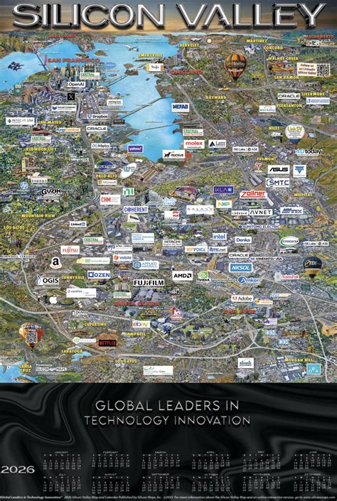 The San Jose Blog: 2026 Silicon Valley Map is now available